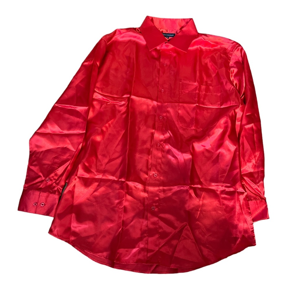 Silky dress shirt